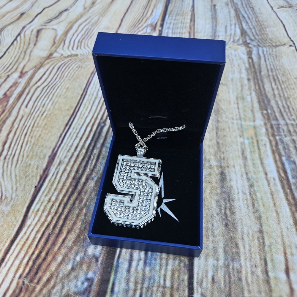 Tampa Bay Rays Wander Franco #5 Necklace/Chain New in Original Gift Box 5/27 SGA